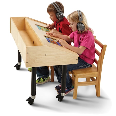 Jonti-Craft Dual Tablet Table, Mobile 3396JCM